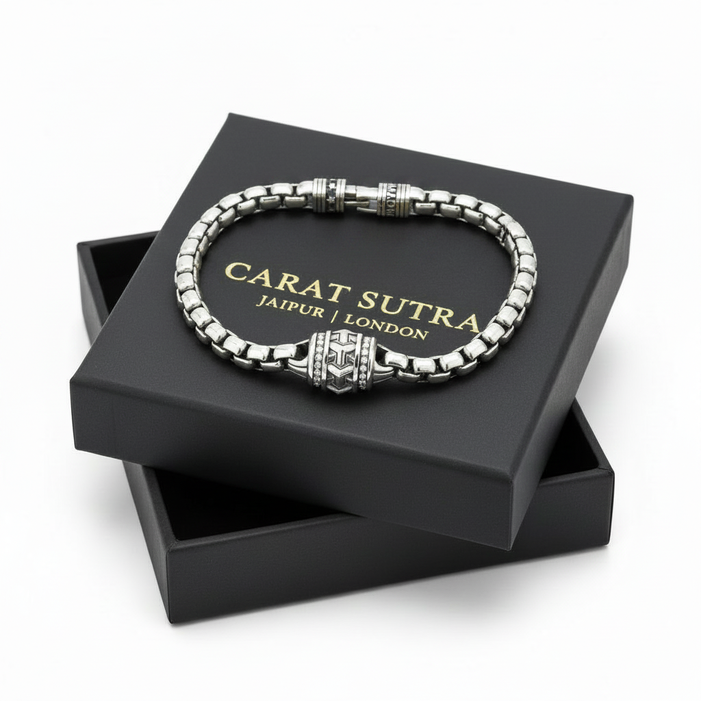 5mm Armor Box Chain Bracelet | 925 Sterling Silver Bracelet | With Certificate of Authenticity and 925 Hallmark
