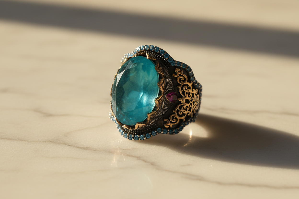 Combo for 16mm Solid Cuban Chain, Bracelet With Stones on Lock and Lion Pendant in 999 Silver white finish - caratsutra