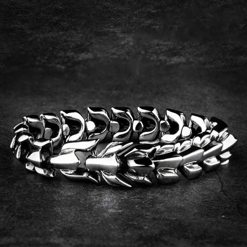 Unique Silver Dragon Bracelet | 925 Sterling Silver Bracelet | Men Jewelry | With Certificate of Authenticity and 925 Hallmark