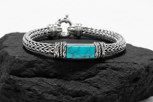 13mm Classic Chain Ring Clasp Bracelet for Men | 925 Sterling Silver Bracelet | Men's Jewelry | With Certificate of Authenticity and 925 Hallmark - caratsutra