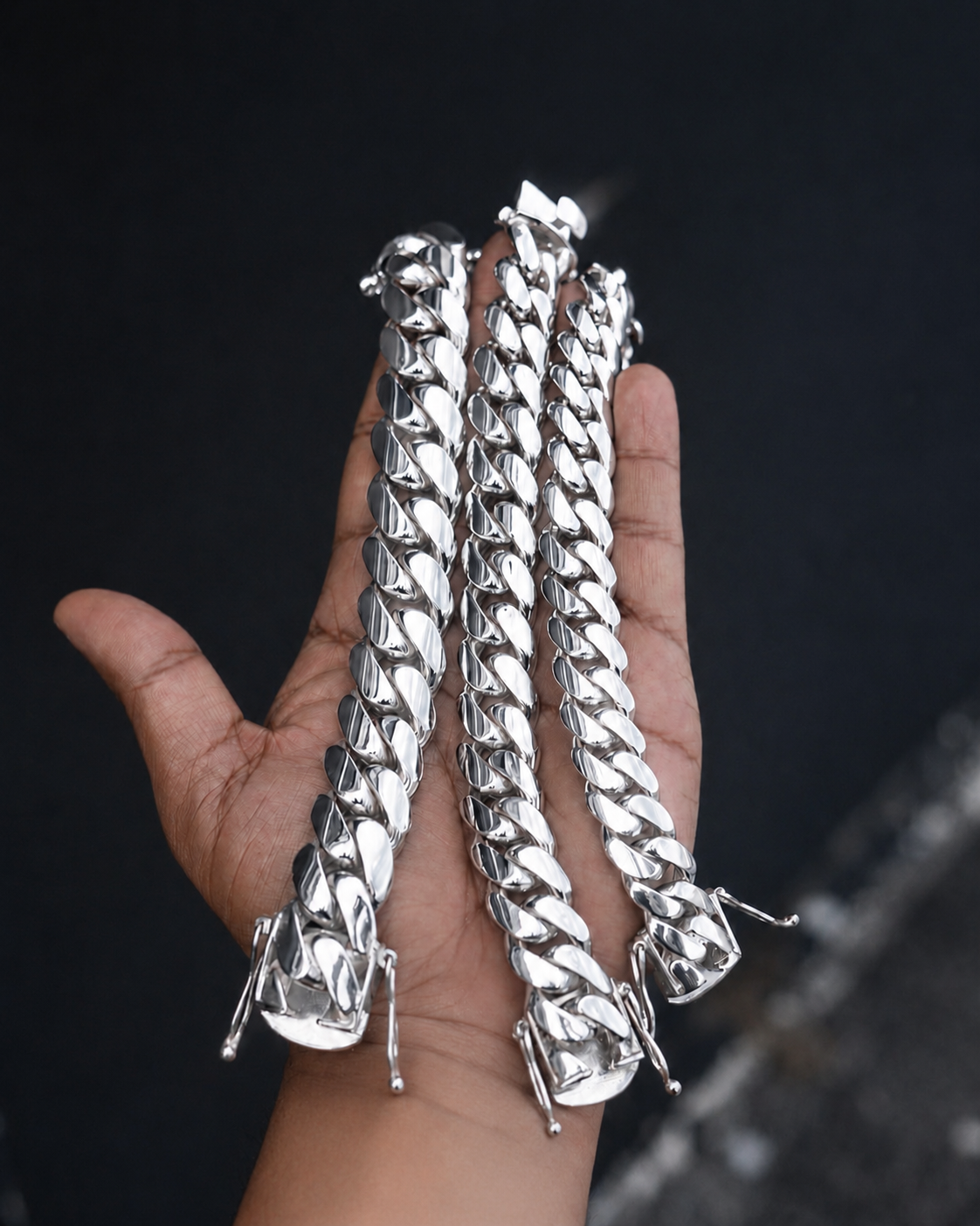 18mm Wide Solid Miami Cuban Link Bracelet | 925 Sterling Silver Chain | Men's Jewelry | With Certificate of Authenticity and 925 Hallmark - caratsutra