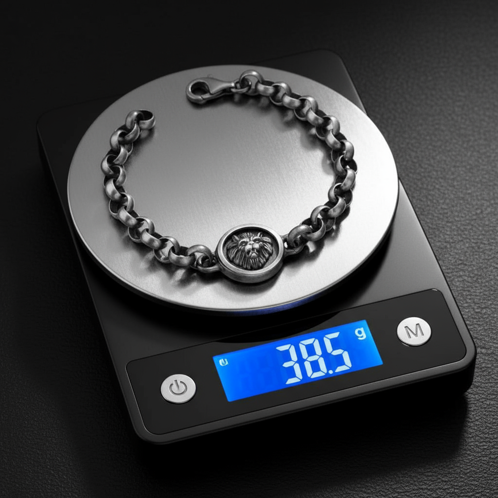 RARE PRINCE by CARAT SUTRA | Unique Oxidized Lion Head Bracelet for Men | 925 Sterling Silver Bracelet | Men's Jewelry | With Certificate of Authenticity and 925 Hallmark