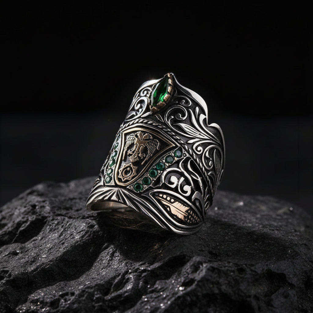 RARE PRINCE by CARAT SUTRA Unique Turkish Emperor's Style Signet