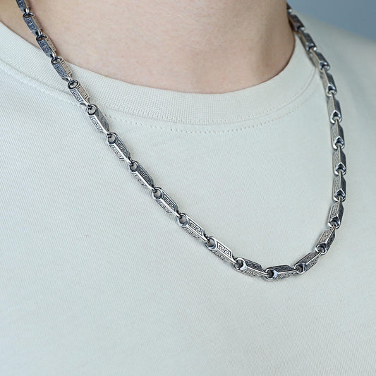 Minimalist Solid 4mm Infinity Chain | Chain - caratsutra