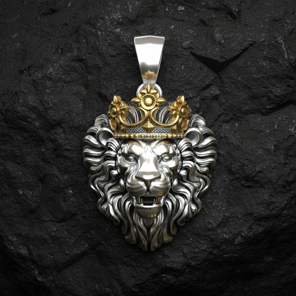 RARE PRINCE by CARAT SUTRA Unique Designed Lion with Crown