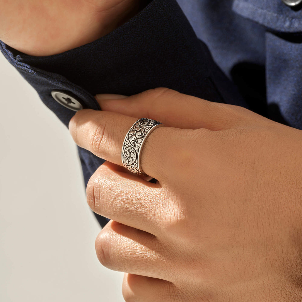 RARE PRINCE by CARAT SUTRA Exclusive Classic Band Ring for Men