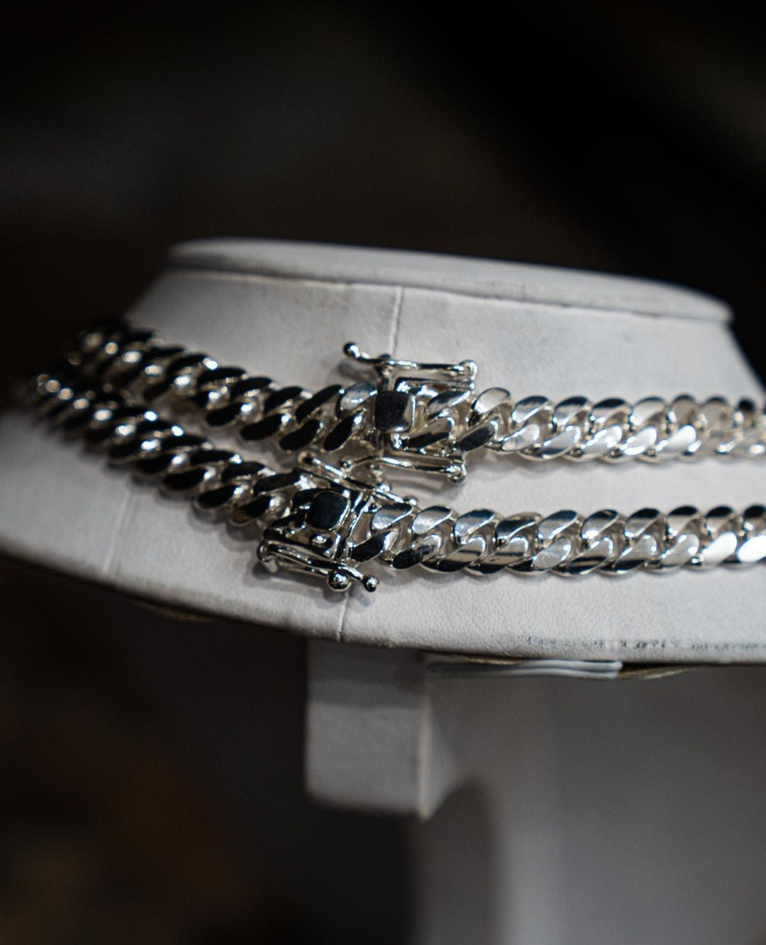 RARE PRINCE by CARAT SUTRA | 14mm Wide Solid Miami Cuban Link Chain | 925 Sterling Silver Chain | Men's Jewelry | With Certificate of Authenticity and 925 Hallmark - caratsutra