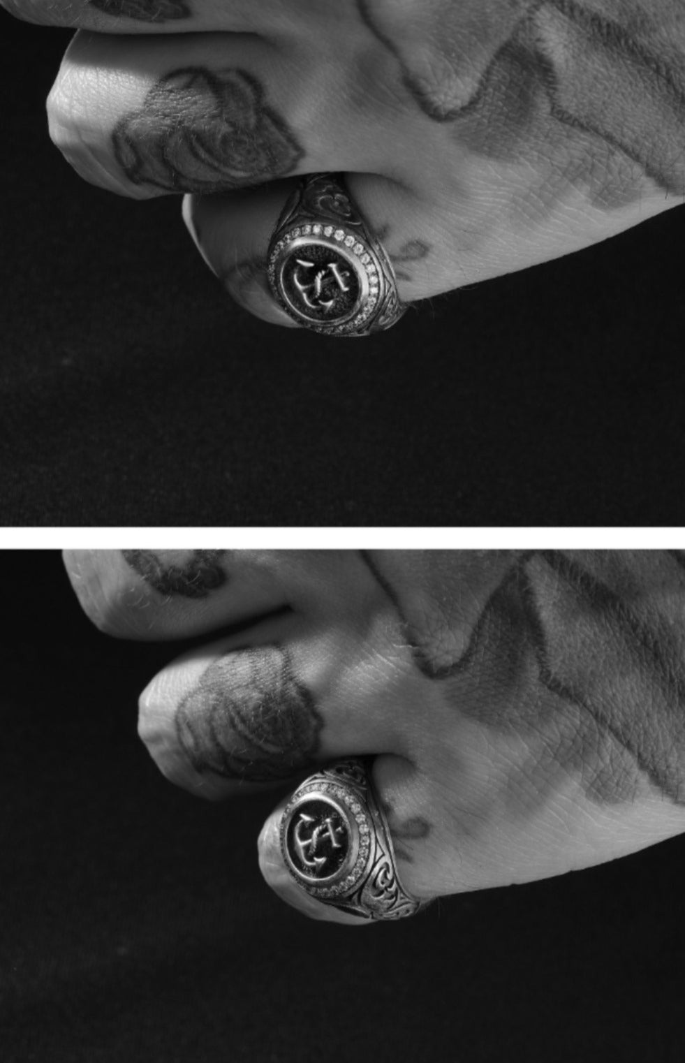 RARE PRINCE by CARAT SUTRA | Exclusive Turkish Style Sailor's Anchor Ring for Men, Oxidized Sterling Silver 925 Ring | Jewellery for Men| With Certificate of Authenticity and 925 Hallmark - caratsutra