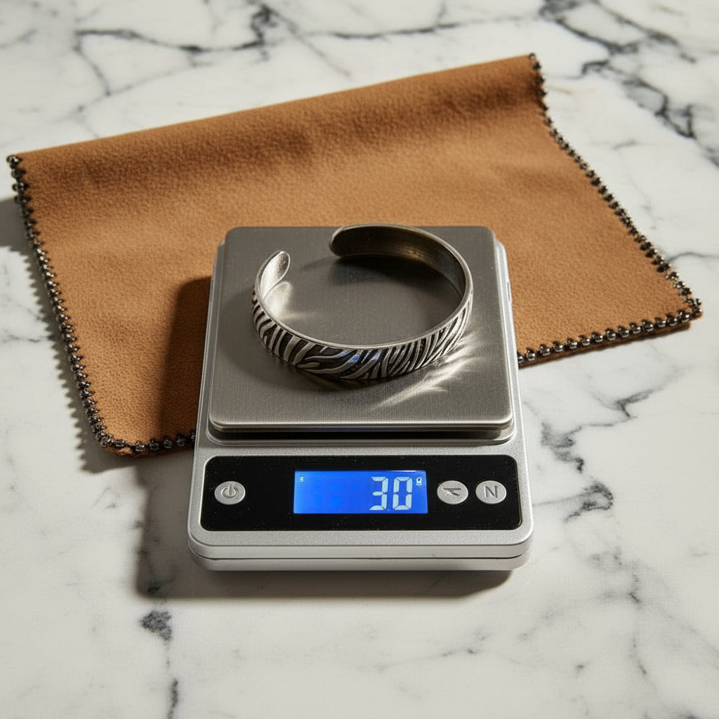 RARE PRINCE by CARAT SUTRA | Adjustable Modern Style Bangle/kadaa/Handcuff for Men & Boys | 925 Sterling Silver Bracelet | Men's Jewelry | With Certificate of Authenticity and 925 Hallmark - caratsutra