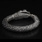 12mm wide, Unique Oxidized Snake Bracelet | 925 Sterling Silver Oxidized Bracelet | Unisex Jewelry | With Certificate of Authenticity and 925 Hallmark