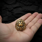 RARE PRINCE by CARAT SUTRA | 22k Micron Gold Plated Ferocious Lion Ring | 925 Sterling Silver with Hallmark
