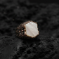RARE PRINCE by CARAT SUTRA | Unique Turkish Style Ring with Natural Pearl | 925 Sterling Silver Oxidized Ring | Men's Jewelry | With Certificate of Authenticity and 925 Hallmark
