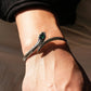 Adjustable 3D Snake Bangle Bracelet with Natural Emerald Stone Eyes | 925 Sterling Silver