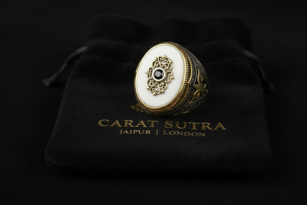 Combo for 16mm Solid Cuban Chain, Bracelet With Stones on Lock and Lion Pendant in 999 Silver white finish - caratsutra