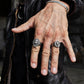 RARE PRINCE by CARAT SUTRA | Unique Designed Lion Door Knocker Ring | 925 Sterling Silver Oxidized Ring | With Certificate of Authenticity and 925 Hallmark - caratsutra