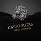 RARE PRINCE by CARAT SUTRA | Unique Designed Ferocious Lion Ring | 925 Sterling Silver Oxidized Ring | Men's Jewelry | With Certificate of Authenticity and 925 Hallmark - caratsutra