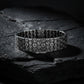 Vintage Hive Bracelet | 18mm Wide Solid | 925 Sterling Silver