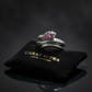 RARE PRINCE by CARAT SUTRA | Adjustable Unique Designed Snake Ring with Natural Burma Ruby | 925 Sterling Silver Oxidized Ring | With Certificate of Authenticity and 925 Hallmark