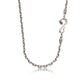 RARE PRINCE by CARAT SUTRA | 3mm wide vintage Dragon Infinity link chain, Oxidised Finish | 925 Sterling Silver Chain | With Certificate of Authenticity and 925 Hallmark - caratsutra
