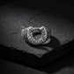 Hand-Engraved Vintage Horse Shoe Oxidized Ring | Sterling Silver 925 Ring