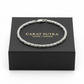 2.5mm Byzantine Oxidized Bracelet | 925 Sterling Silver Bracelet | With Certificate of Authenticity and 925 Hallmark