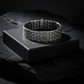 Vintage Hive Bracelet | 18mm Wide Solid | 925 Sterling Silver