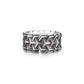 Exclusive Vintage Triple Row Band Ring for Men, Oxidized Sterling Silver 925 Ring