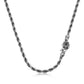 Vintage Lotus Rope 3mm Rope Chain | 925 Sterling Silver Chain