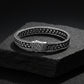 RARE PRINCE by CARAT SUTRA | Classic Chain Ring Clasp Bracelet for Men | 925 Sterling Silver Bracelet