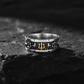 Exclusive Trishul Symbol Band Ring for Men, Oxidized Sterling Silver 925 Ring