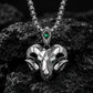 RARE PRINCE by CARAT SUTRA | Unique Designed Horned Ram Pendant for Aries Zodiac for Men | 925 Sterling Silver Oxidized Pendant with Hallmark - caratsutra
