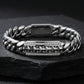 14mm Wide Solid Cuban - Armor Bracelet Studded with Swarovski Diamond | 925 Sterling Silver