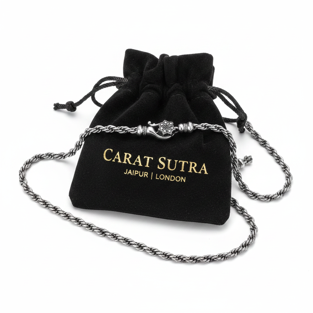 Vintage Lotus Rope 3mm Rope Chain | 925 Sterling Silver Chain