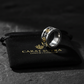Exclusive Trishul Symbol Band Ring for Men, Oxidized Sterling Silver 925 Ring