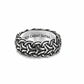 Braided Wheat Designed Solid Band Ring | 925 Sterling Silver Oxidized Ring