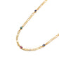Natural Navratna 6mm Wide Solid Figaro-Cuban Link Chain |925 Sterling Silver Chain | With Certificate of Authenticity and 925 Hallmark - caratsutra