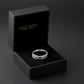 5mm wide Matt Finish Curved Cuban link Band Ring, Sterling Silver 925 Ring
