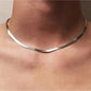 Minimalist Flat 5mm Snake Chain | 925 Sterling Silver Chain | With Certificate of Authenticity and 925 Hallmark - caratsutra