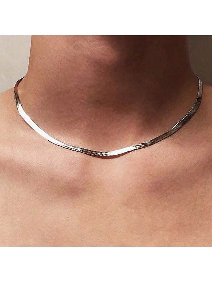 Minimalist Flat 5mm Snake Chain | 925 Sterling Silver Chain | With Certificate of Authenticity and 925 Hallmark - caratsutra