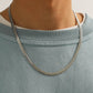 Minimalist Flat 5mm Snake Chain | 925 Sterling Silver Chain | With Certificate of Authenticity and 925 Hallmark - caratsutra