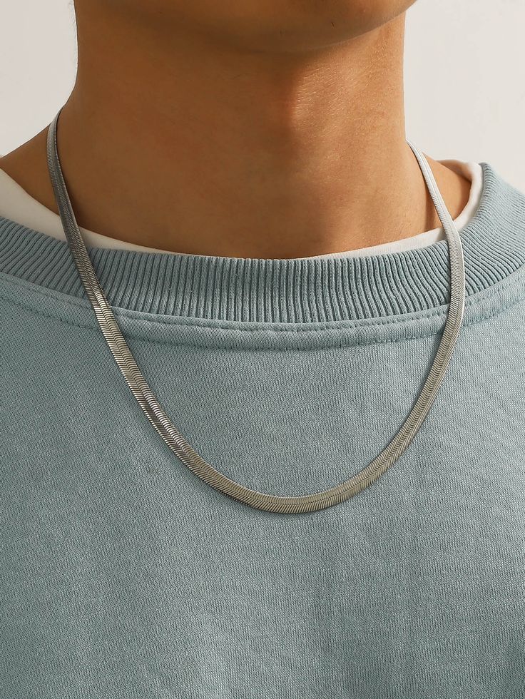 Minimalist Flat 5mm Snake Chain | 925 Sterling Silver Chain | With Certificate of Authenticity and 925 Hallmark - caratsutra
