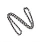 RARE PRINCE by CARAT SUTRA | Matt Finish, 6mm Wide Oxidised Elongated link Chain | 925 Sterling Silver Chain | With Certificate of Authenticity and 925 Hallmark