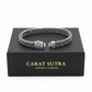 RARE PRINCE by CARAT SUTRA | Classic Chain Ring Clasp Bracelet for Men | 925 Sterling Silver Bracelet