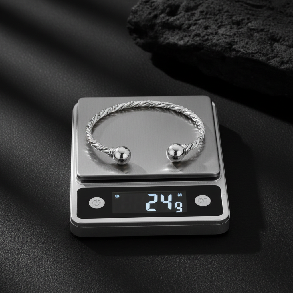 Ball Rope Bangle| Adjustable Modern Style Bangle/kadaa/Handcuff | 925 Sterling Silver