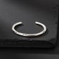 Infinity bangle | Matt / Shiny Finish Adjustable Cuff Style Bangle / kadaa | 925 Sterling Silver