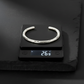 Infinity bangle | Matt / Shiny Finish Adjustable Cuff Style Bangle / kadaa | 925 Sterling Silver