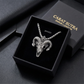RARE PRINCE by CARAT SUTRA | Unique Designed Horned Ram Pendant for Aries Zodiac for Men | 925 Sterling Silver Oxidized Pendant with Hallmark - caratsutra