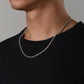 Solid 2.5mm Byzantine Link Chain | 925 Sterling Silver Chain | With Certificate of Authenticity and 925 Hallmark - caratsutra