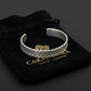Handwoven bangle | Matt / Shiny Finish Adjustable Cuff Style Bangle / kadaa | 925 Sterling Silver