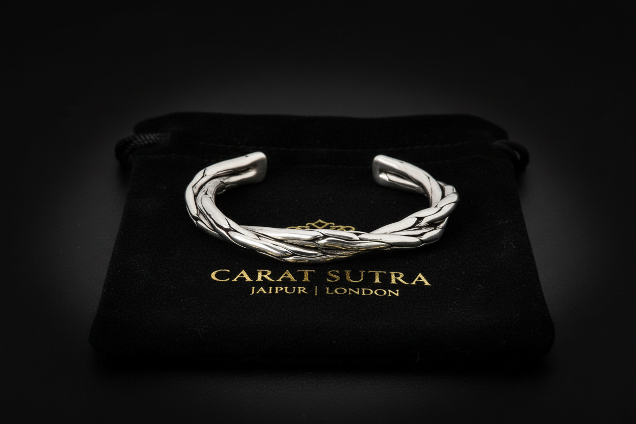 Double Infinity Bangle| Adjustable Modern Style Bangle/kadaa/Handcuff | 925 Sterling Silver